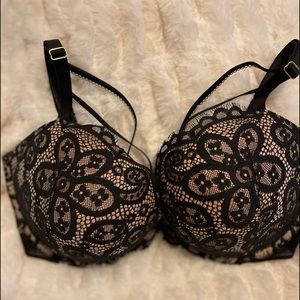 EUC Victoria Secret Push-up Black 36DDD